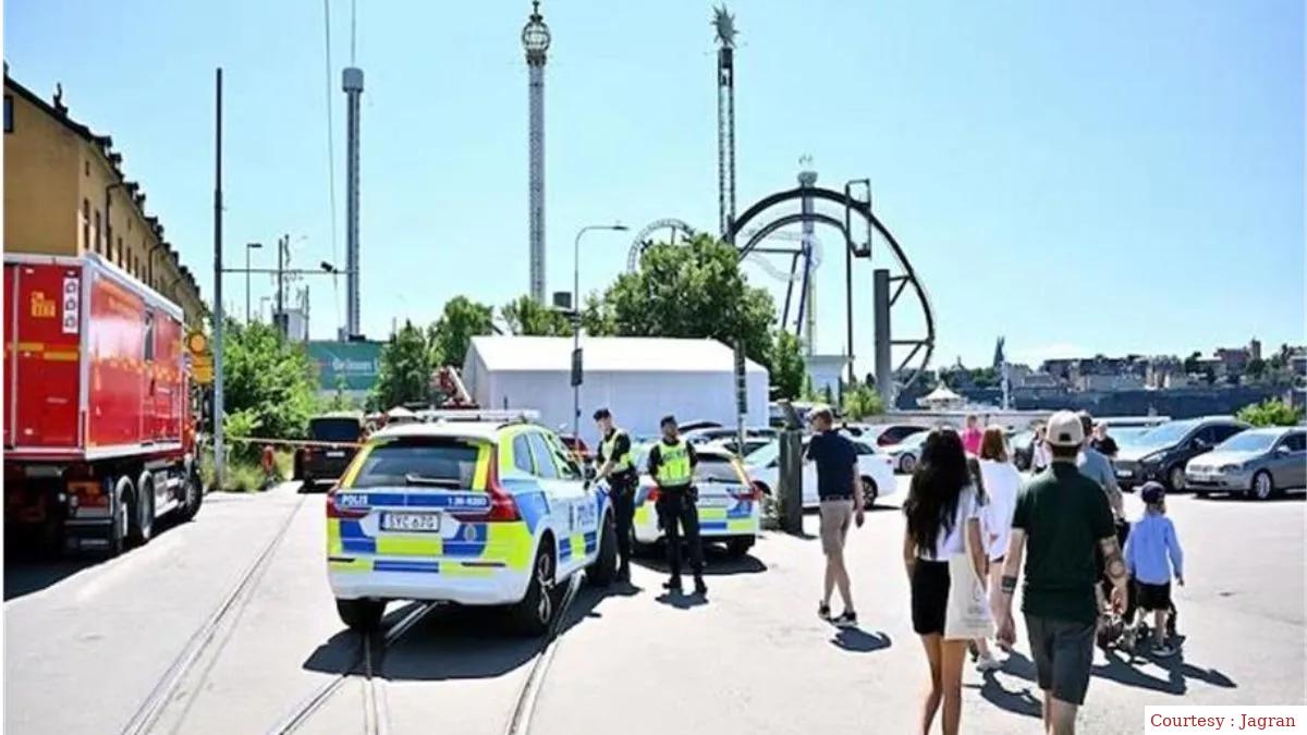 One person dies in a roller coaster accident in Stockholm, many injured