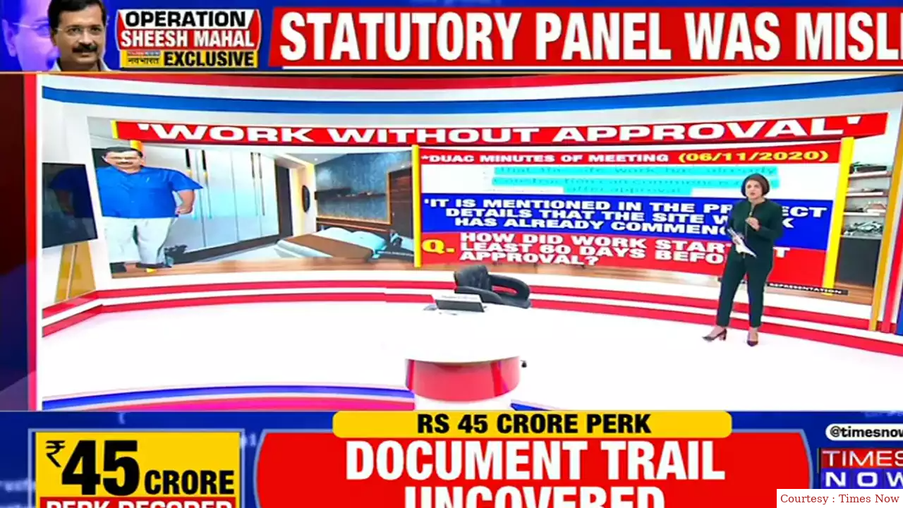 Operation Sheesh Mahal: Rs45 crores spend on Arvind Kejriwal house