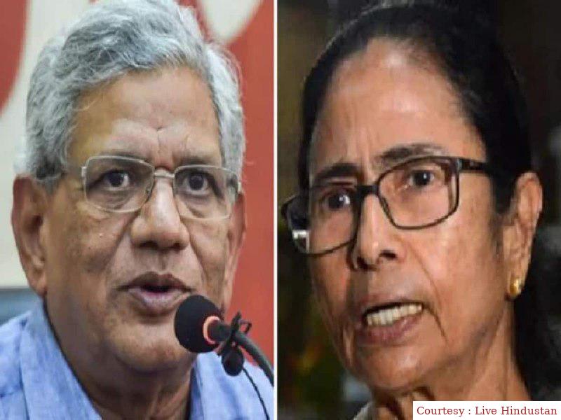 विपक्षी गठबंधन INDIA में दरार , सीताराम येचुरी भड़के टीएमसी पर।