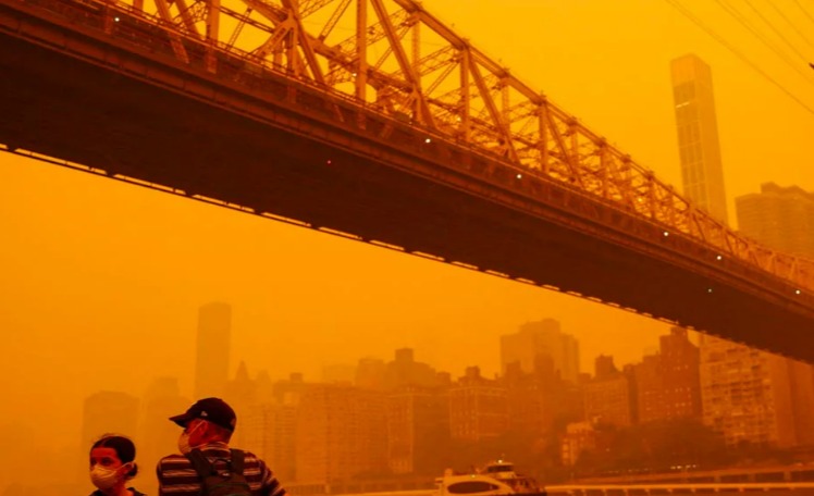 Over 100 Millions had affected in Canada Wildfires in North America