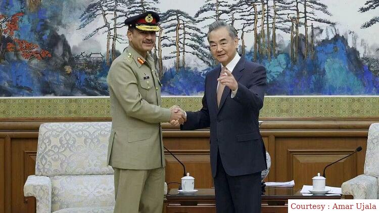 पाकिस्तान सेना प्रमुख की बीजिंग यात्रा।