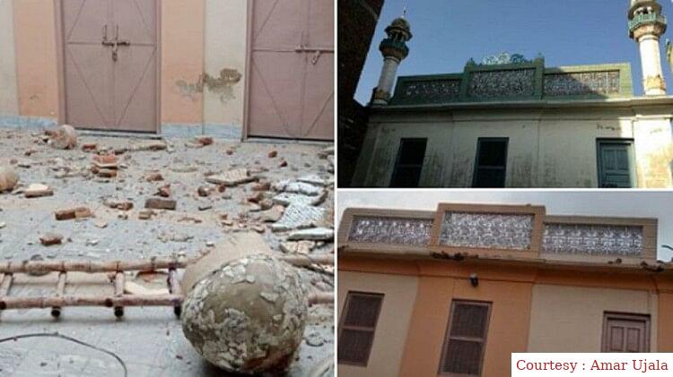 Pakistan Police demolished the place of worship.