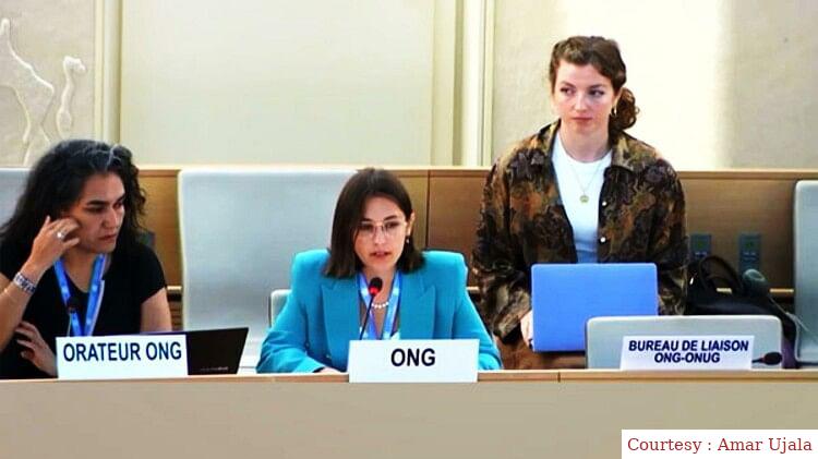 Pakistan was exposed in UNHRC, the issue of human rights violations by the Pakistani Army.