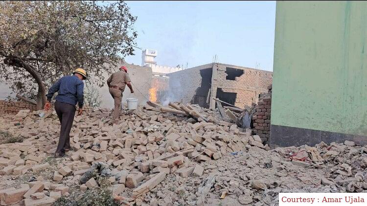 आतिशबाजी धमाके में लोगों की गई जान।