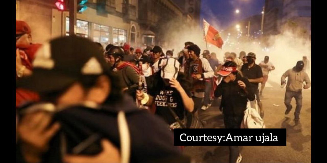 Painful death of protesters in Peru.