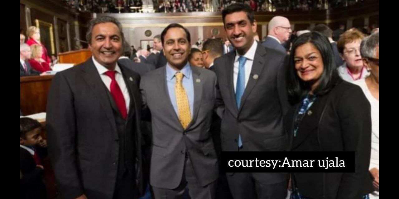 Community of Indian people in America.