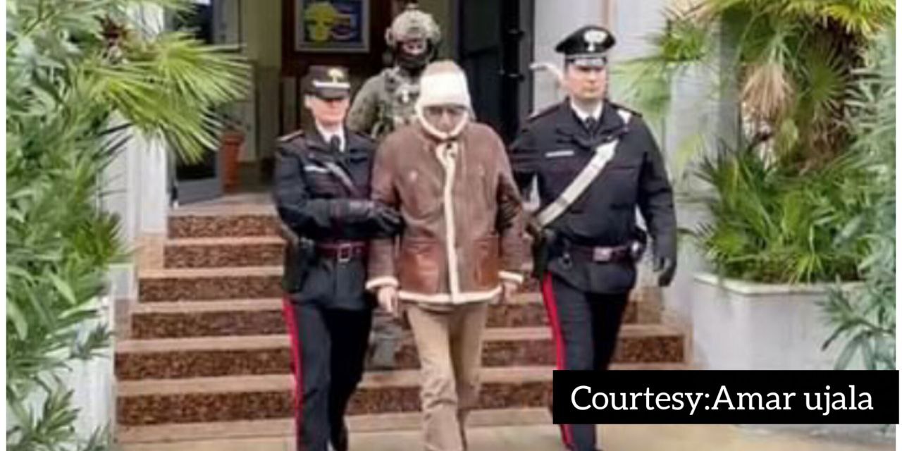 Most Wanted Mafia arrested in Italy.