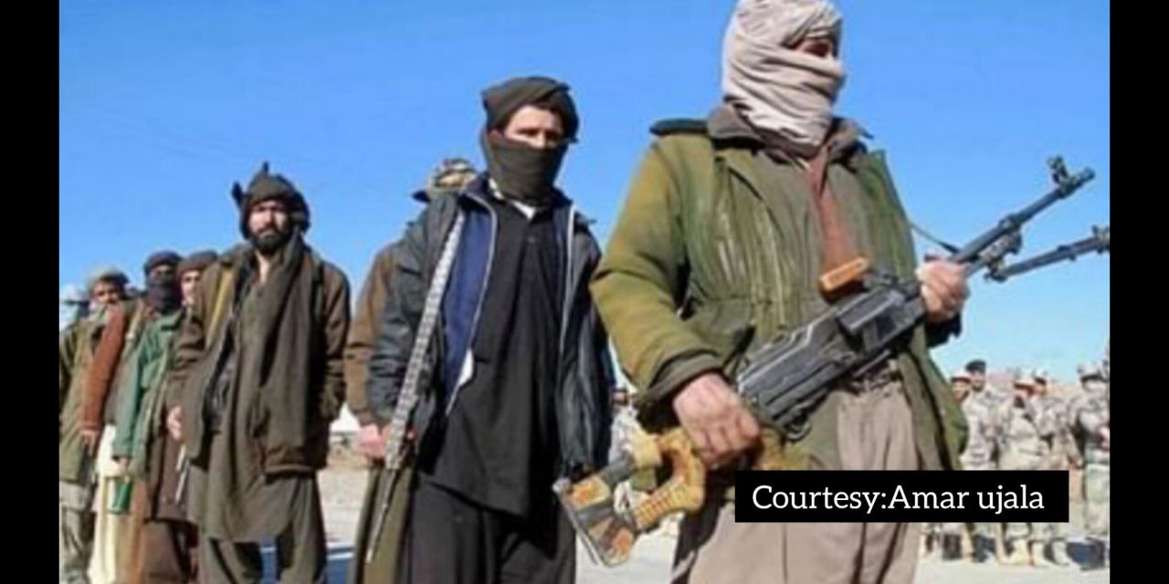 Blue tick on the Taliban officers Twitter account.