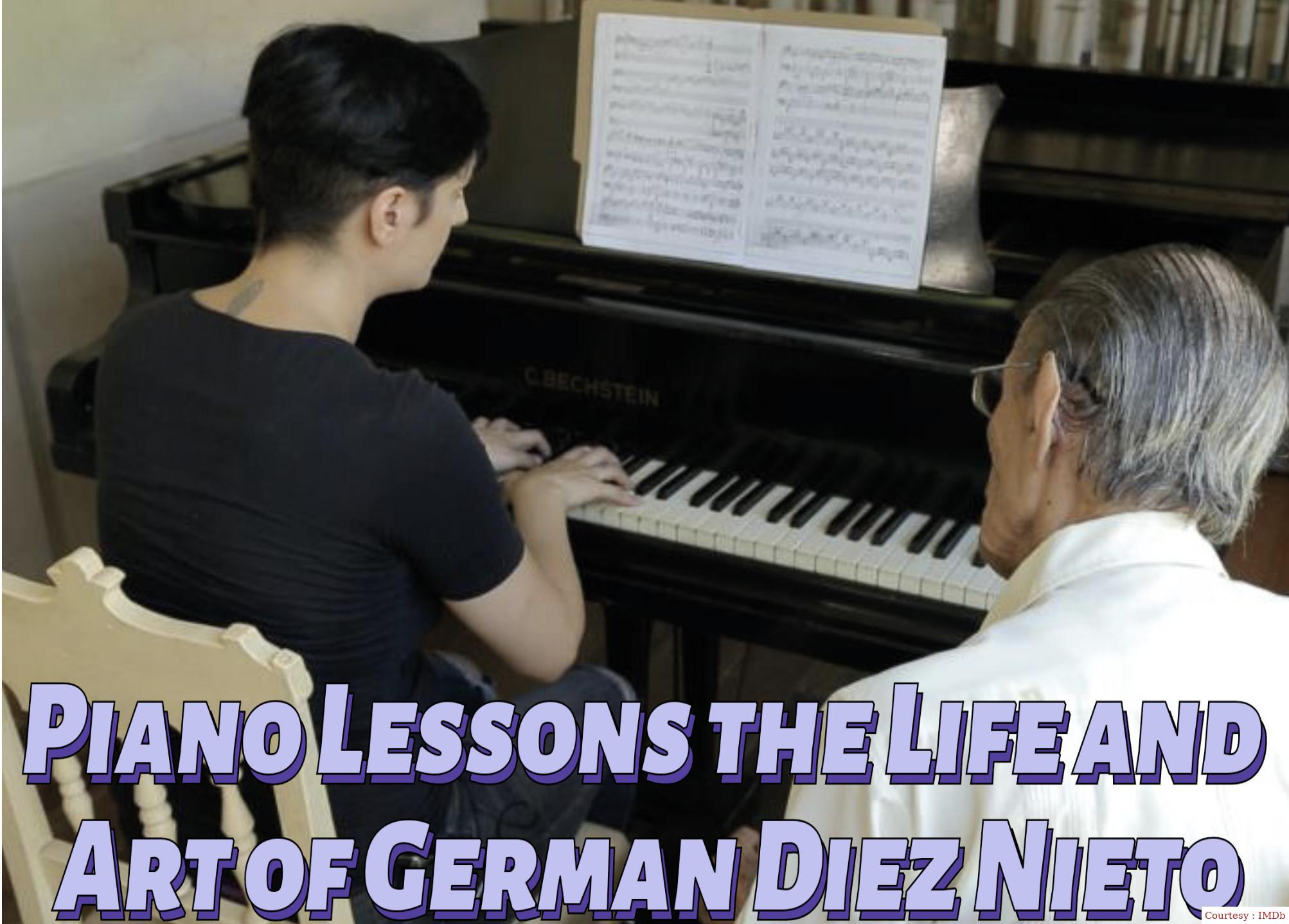 Piano Lessons The Life And Art Of German Diez Nieto 
