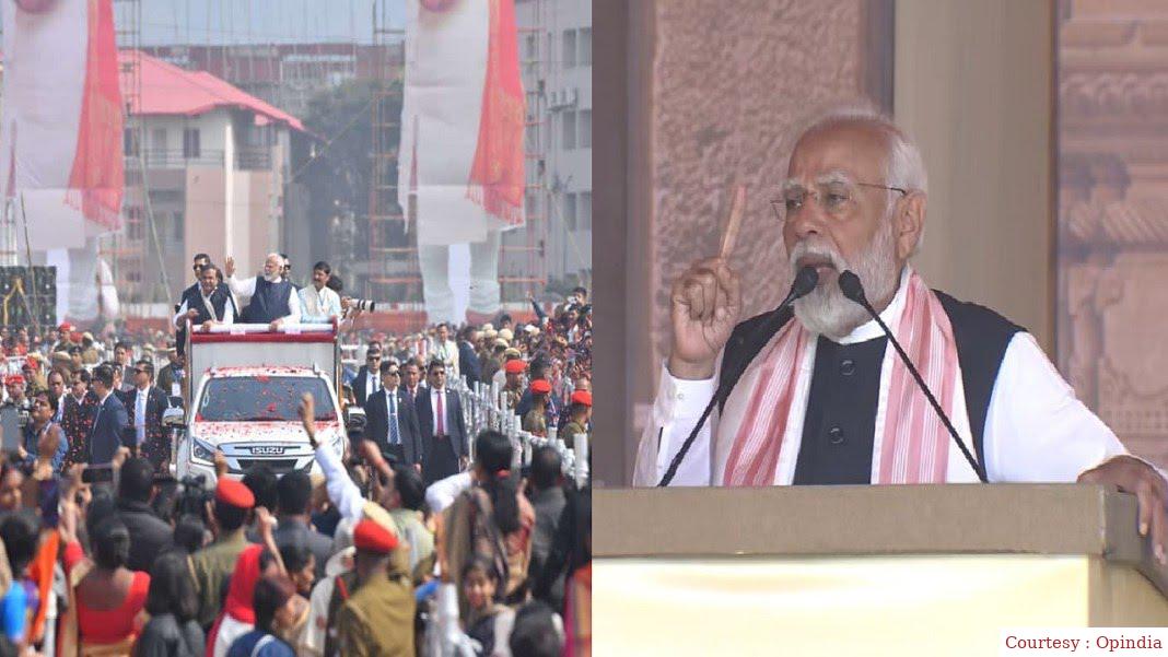 PM laid the foundation stone of Maa Kamakhya Corridor in Assam