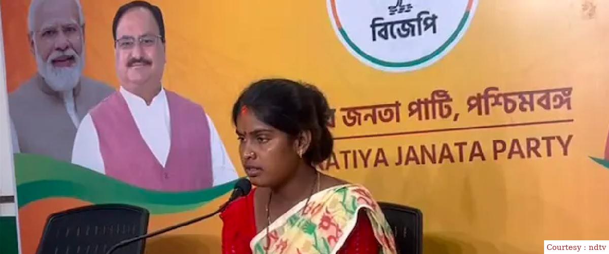 PM Modi called BJP candidate and Sandakhali victim Rekha Patra and surprised