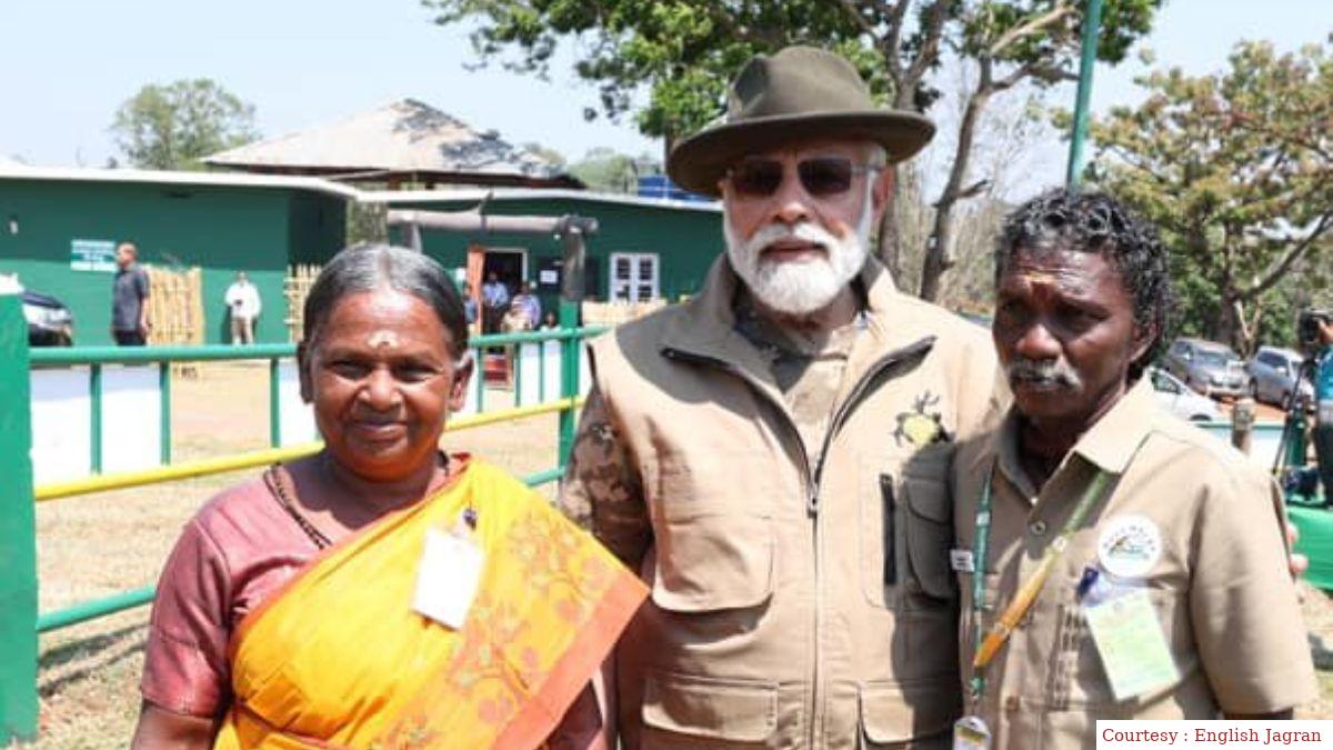 PM Modi met The Elephant Whisper