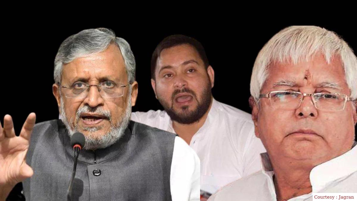 भ्रष्टाचार को लेकर सुशील मोदी का लालू परिवार पे हमला।