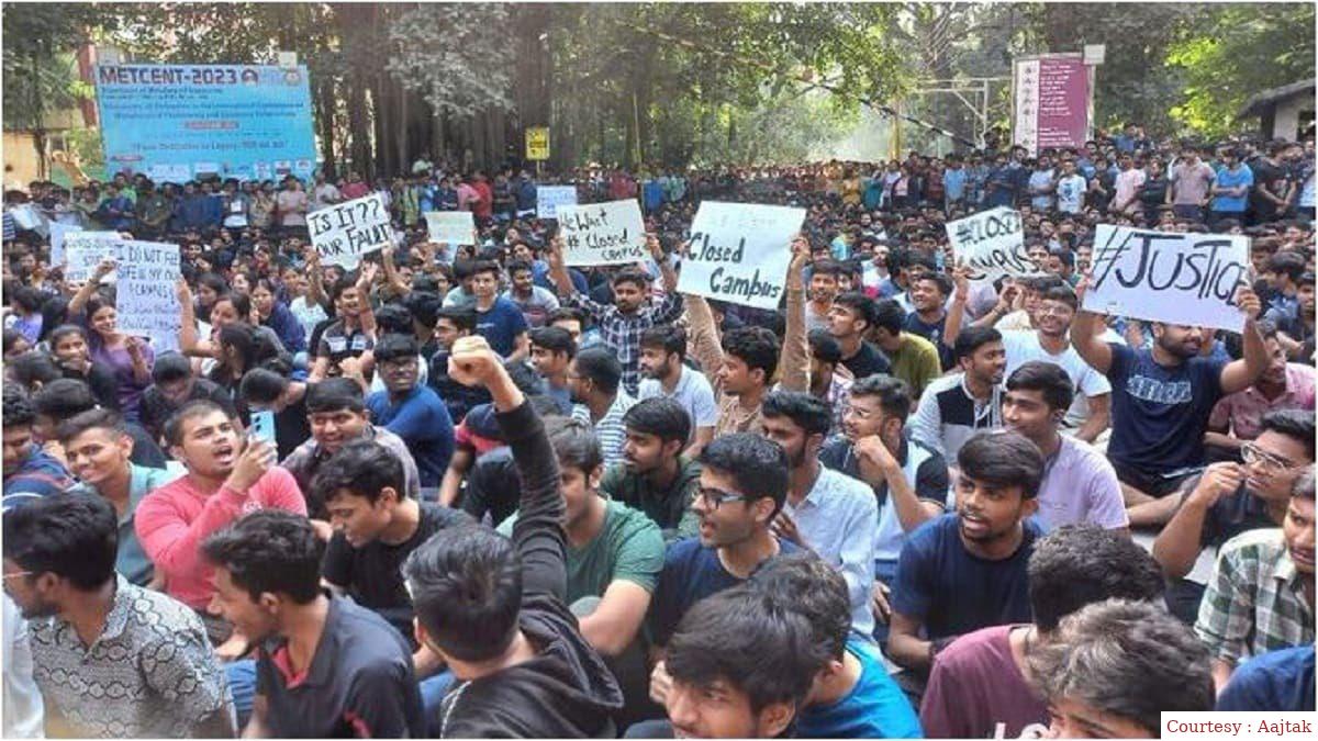 Pornography by showing guns with a student in IIT Varanasi