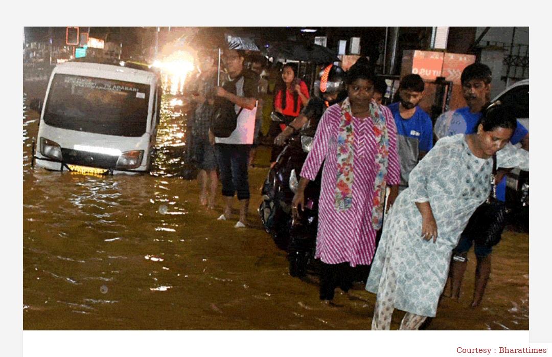 ओढिशा में भारी बारिश के चलते बाढ़ की संभावना, रेड अलर्ट जारी