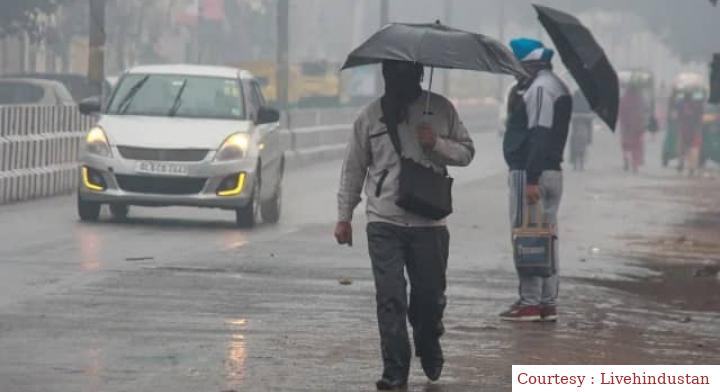 Possibility of rain in many states including Bihar.