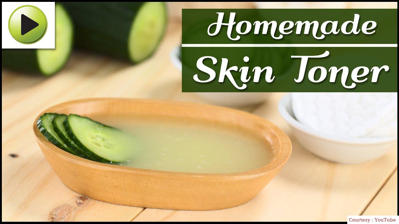 Prepare skin toner in a natural way