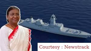 President Murmu launched Warship INS Vindhagiri