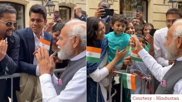 प्रधानमंत्री नरेंद्र मोदी ने पेरिस के लूव संग्रहालय में बैंक्वेट डिनर में हिस्सा लिया