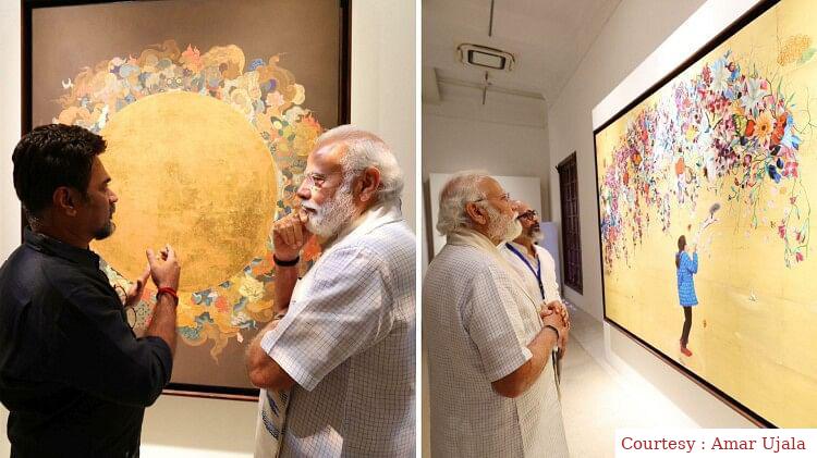 Prime Ministers visit to Art Gallery.
