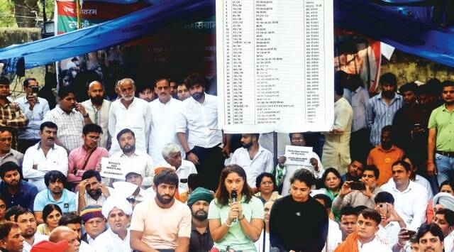 Protesting wrestlers meet Amit Shah