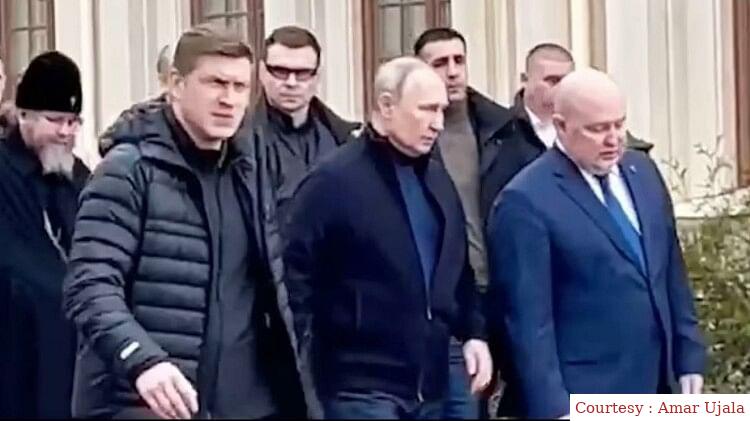 Putin visited the city occupied by Ukraine.