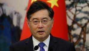 Qin Gang, foreign minister of China sacked up the foreign minister 
