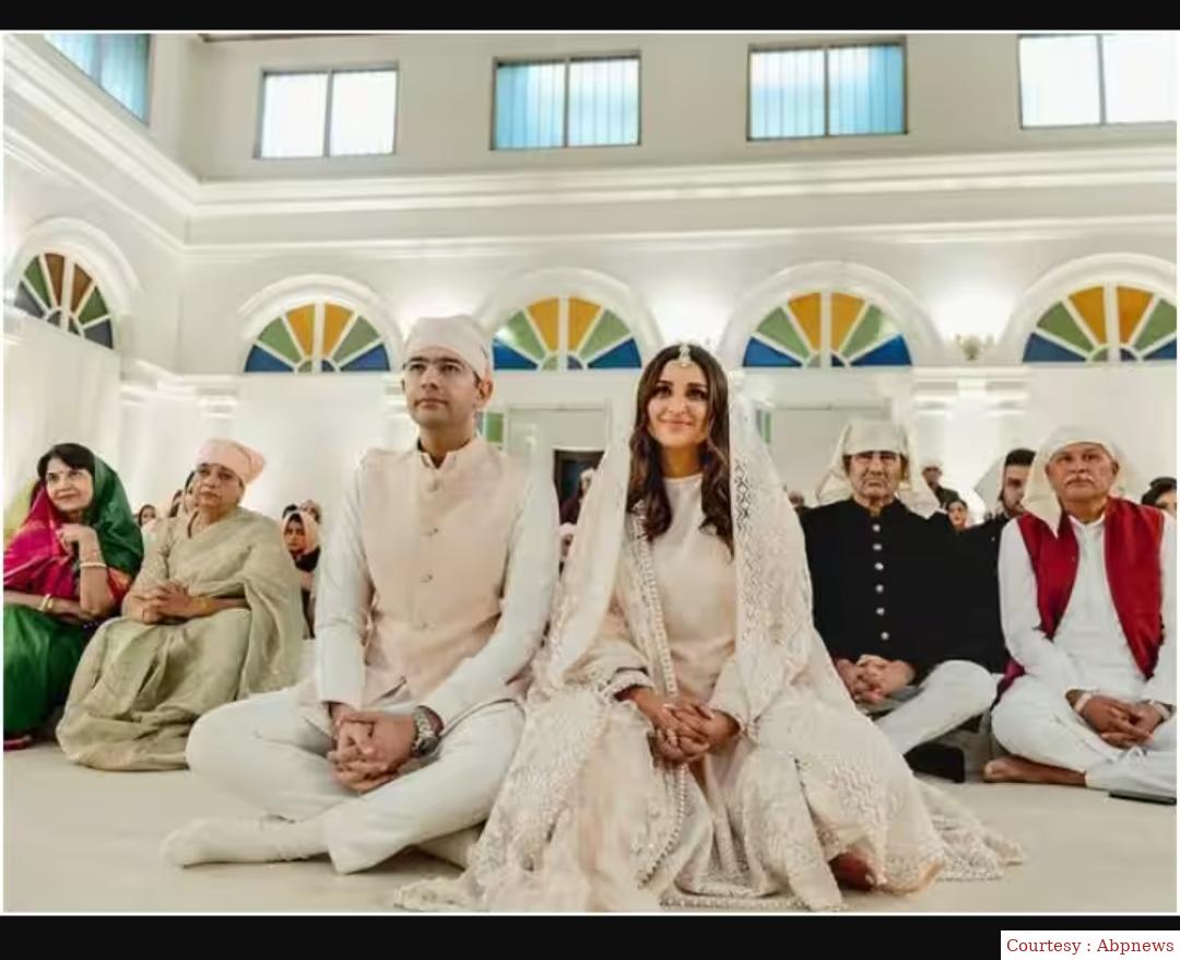 राघव परिणित की शादी के खर्चे पर उठा सवाल।