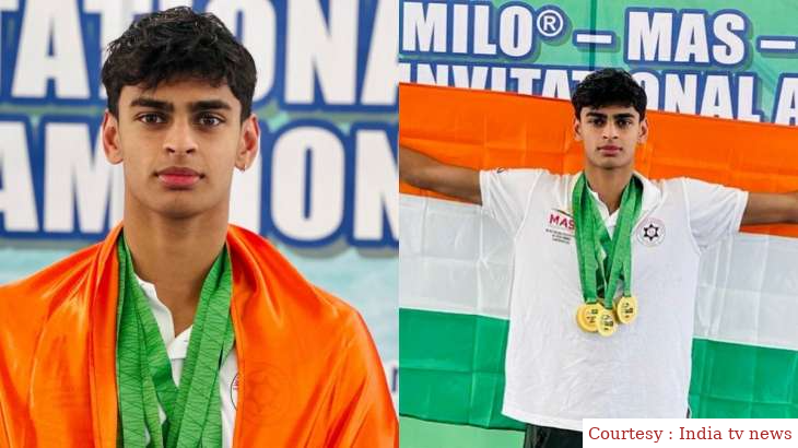 R Madhavan's son wins 5 gold medals in swimming championship