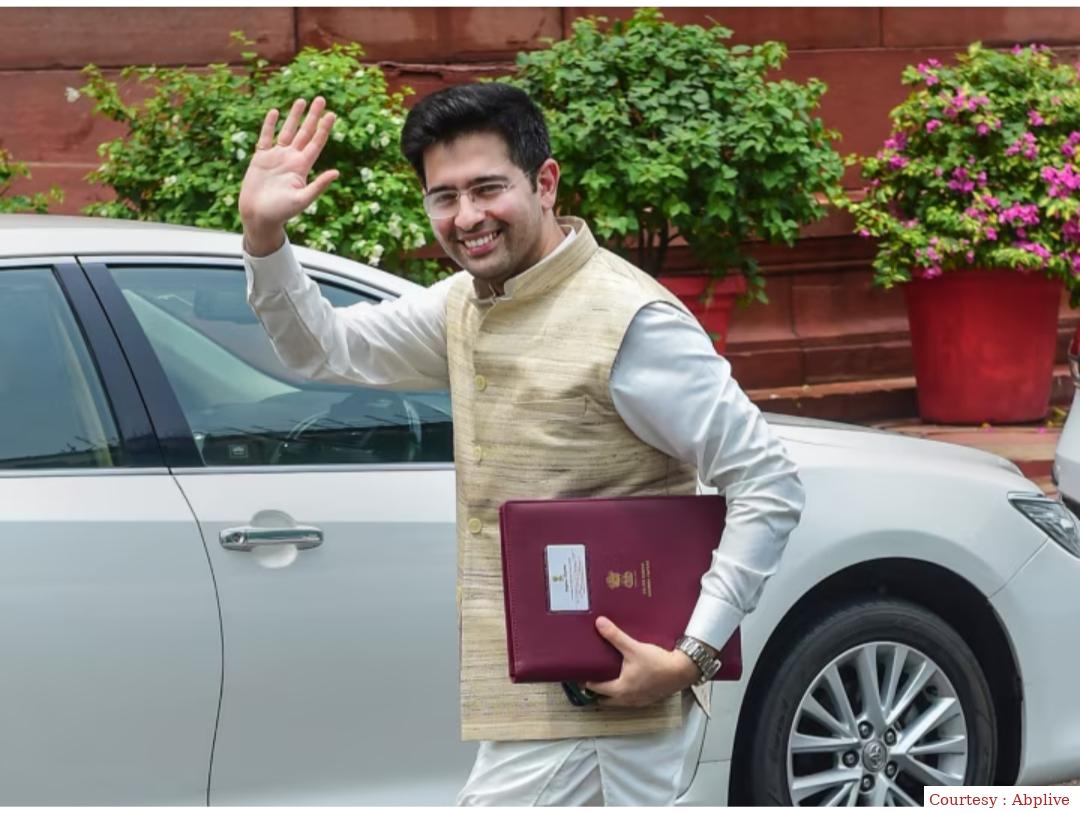 Raghav Chadha suspended from Rajya Sabha