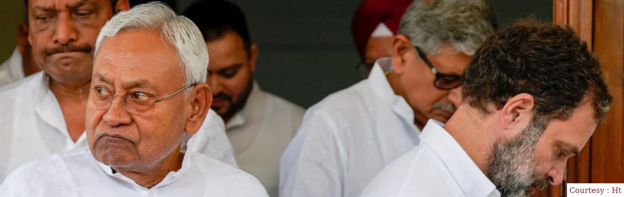 Rahul Gandhi Advocates Social Justice, Accuses Nitish Kumar of 'Backdoor' Exit