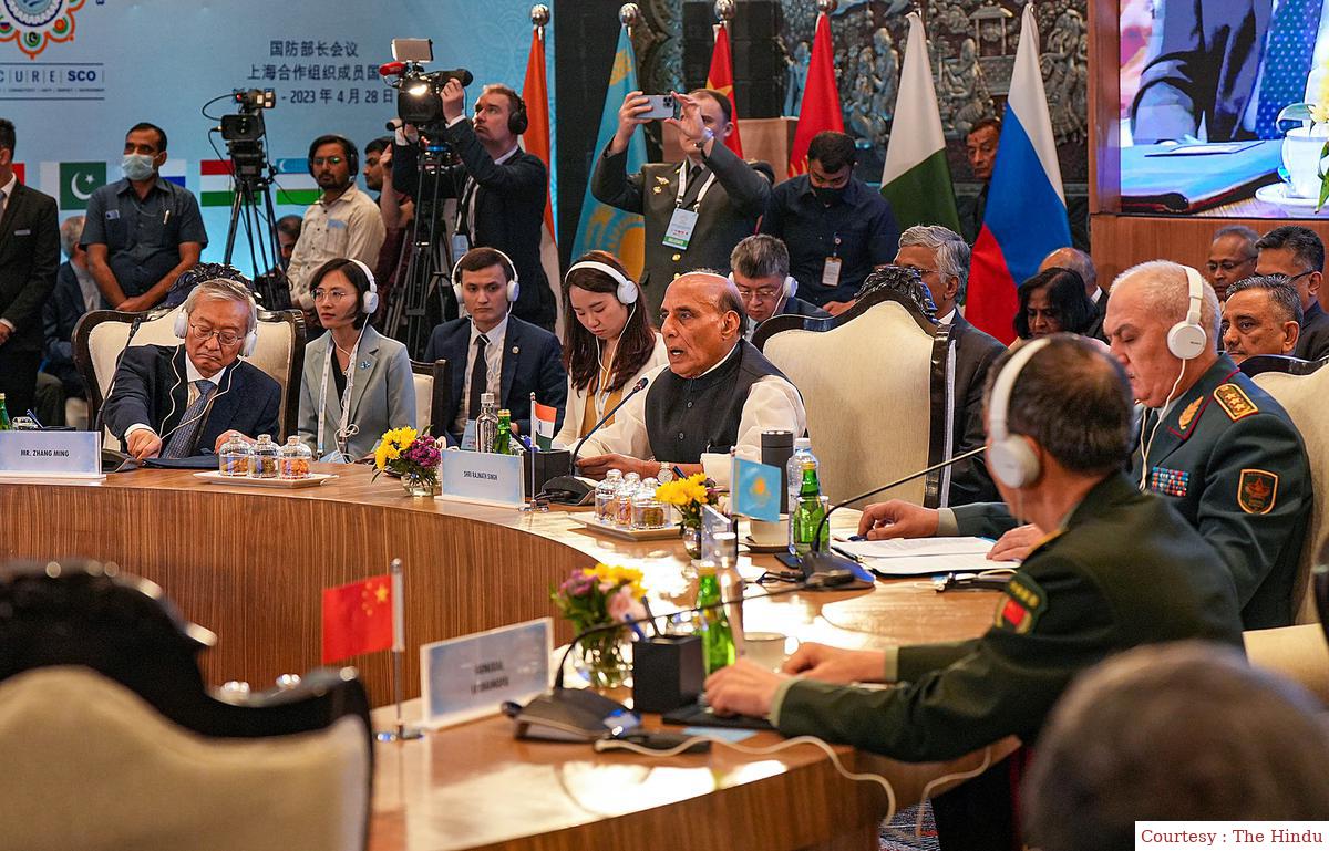 Rajnath Singh chairs in SCO defense ministers' meeting