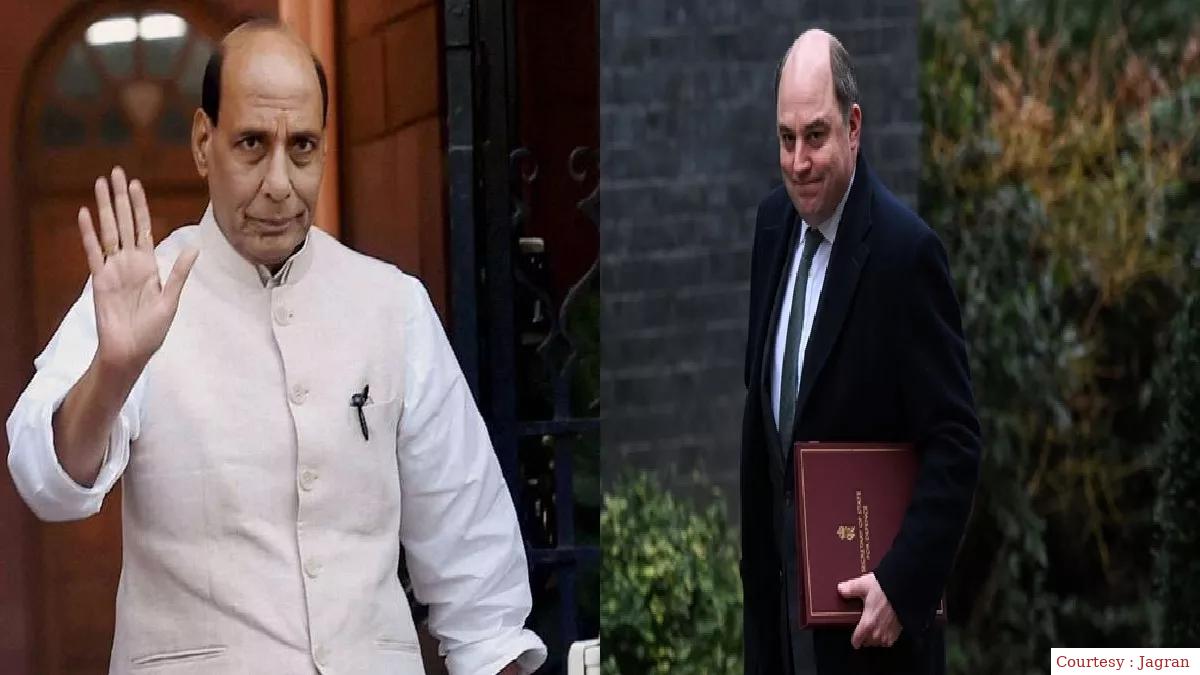 Rajnath Singh stressed on phone conversation with British Defense Minister Ben Walse, increasing defense relationship