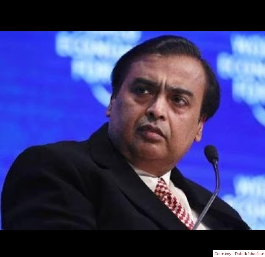 Reliances market-cap fell ₹ 38,495 crore