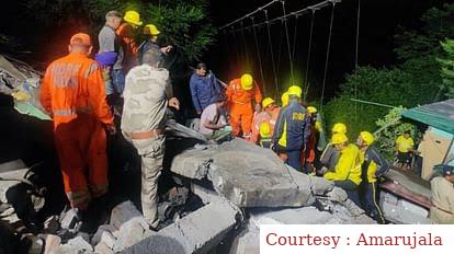 Rescue of devotees trapped in Chamoli Rudraprayag