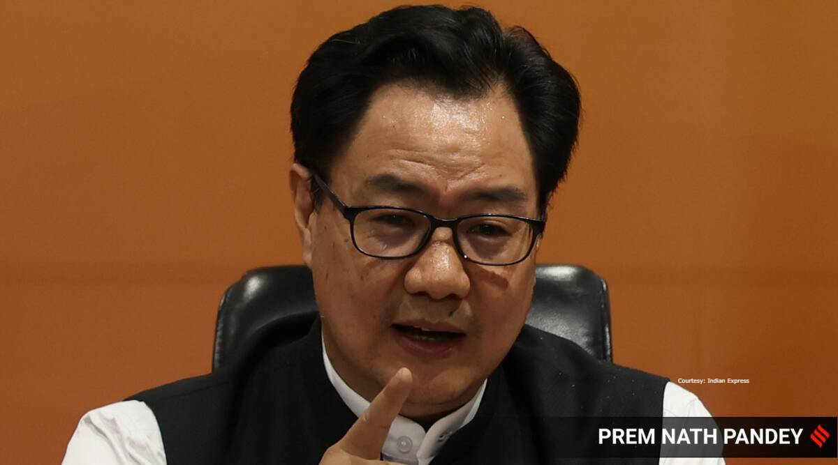 Rijiju supports the judge who said constitution hijacked by Supreme Court