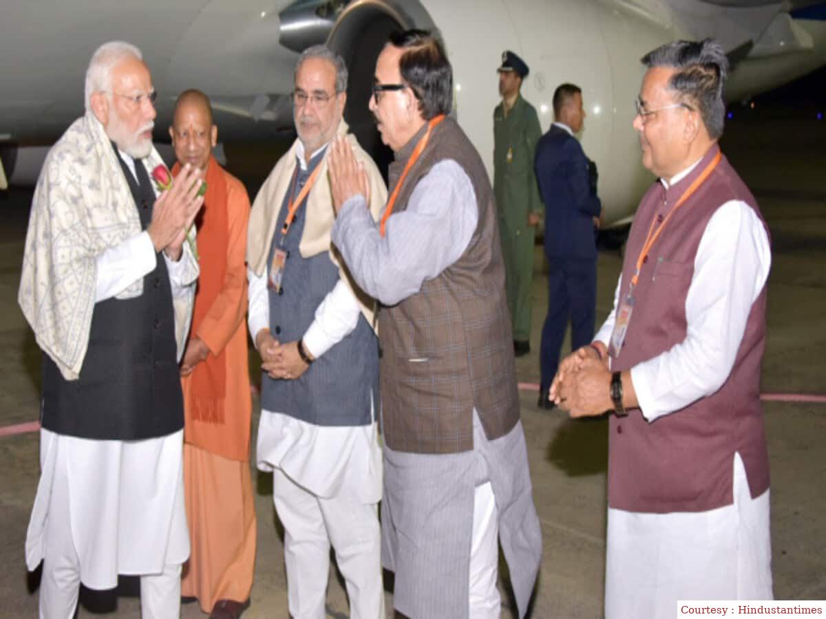 Roadshow of PM Modi of Varanasi