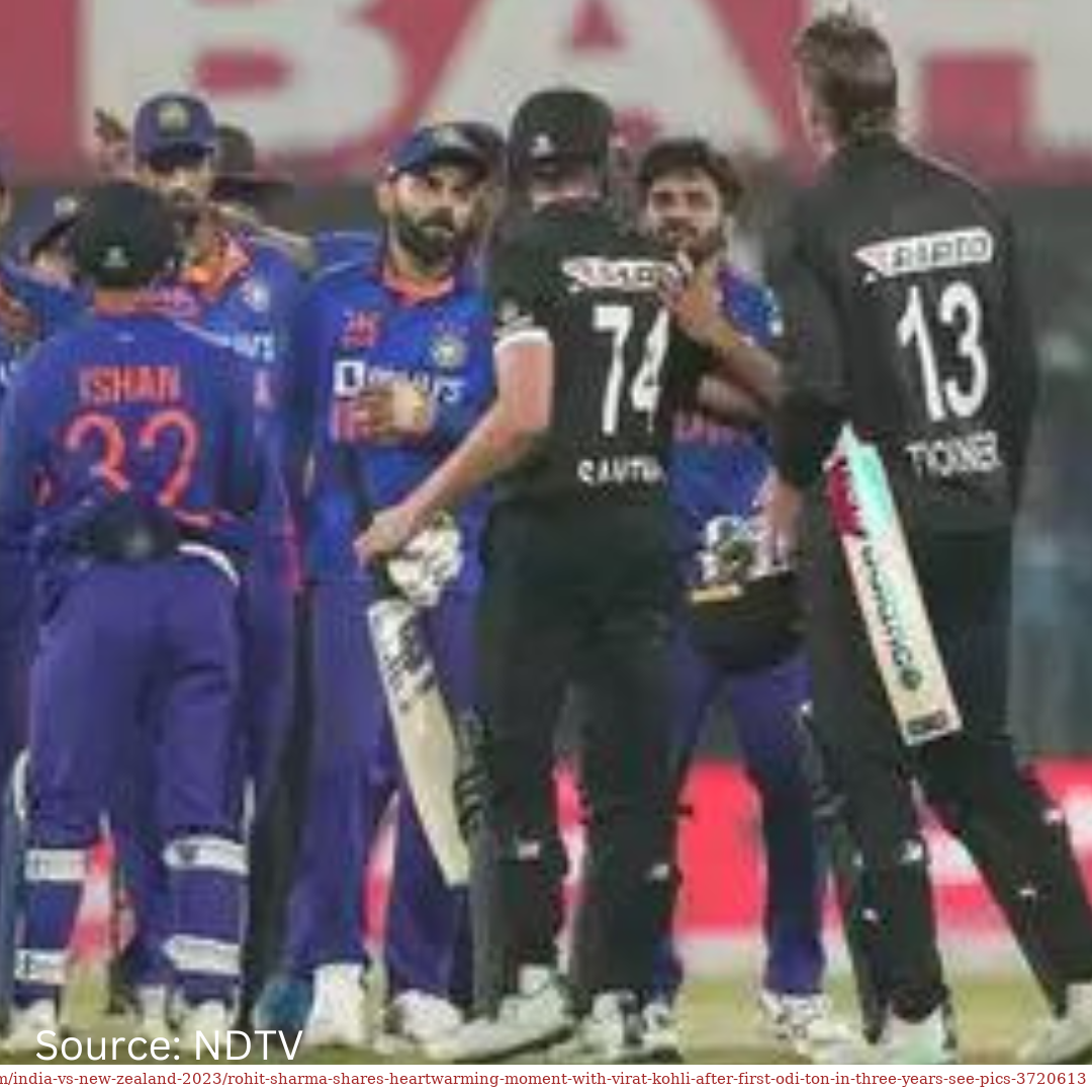 Rohit Sharma shared a Heartwarming Moment