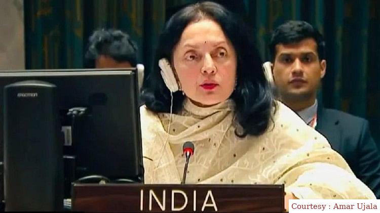 पाकिस्तान को रुचिरा कंबोज का जवाब।