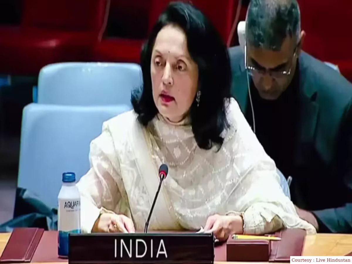 Ruchira Kamboj at the United Nations reiterated Indias support for Palestinian people.