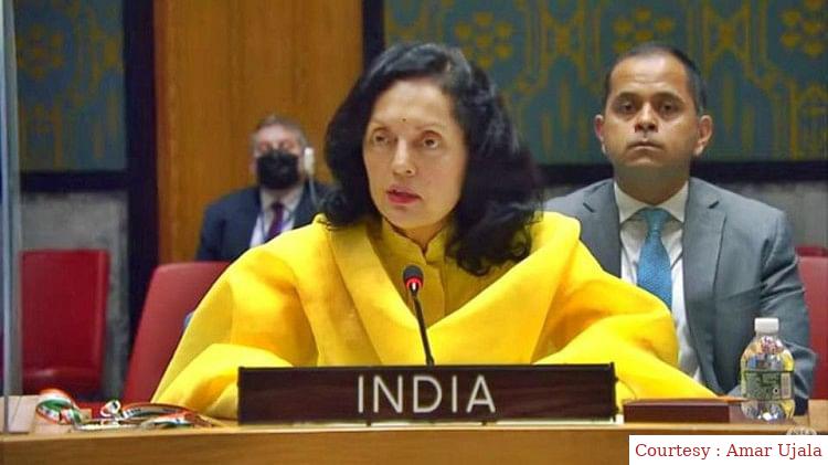 Ruchira Kamboj cast his vote about India.