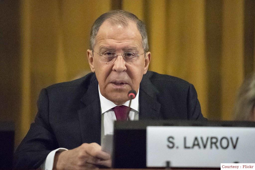 Russias Foreign Minister reached India.