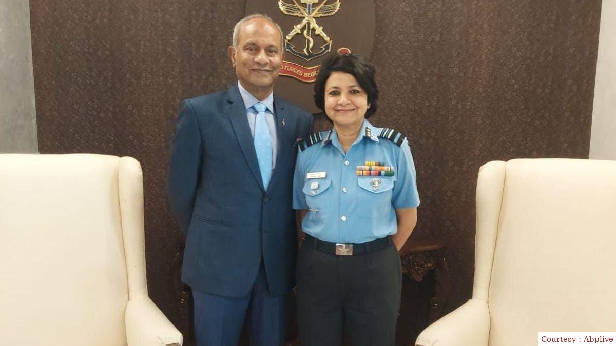 Sadhana and KP Nair became the countrys first air martial couple