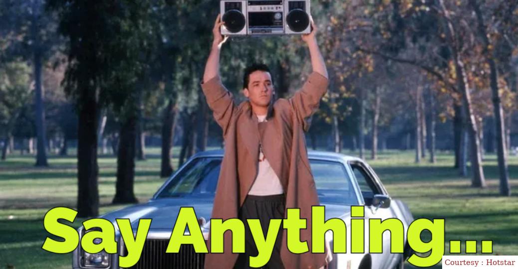 Say Anything...