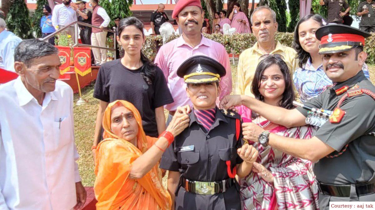 Shahid became lieutenant inspired by her husband.