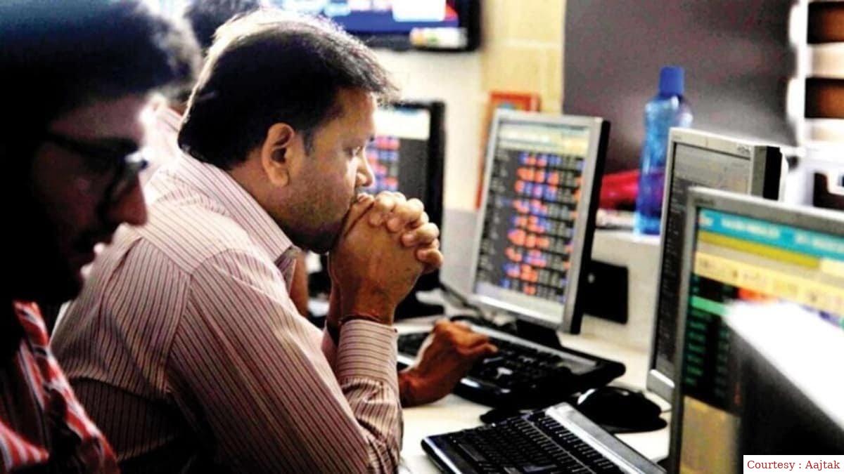 Share market explosion, Sensex suddenly dropped 1000 points