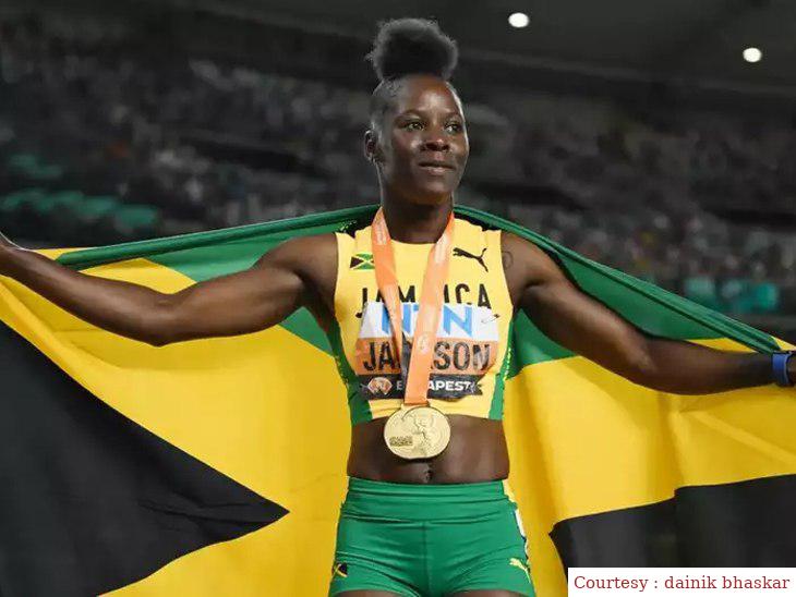 Sherika Jackson became the second fastest runner of the 200 meter race.