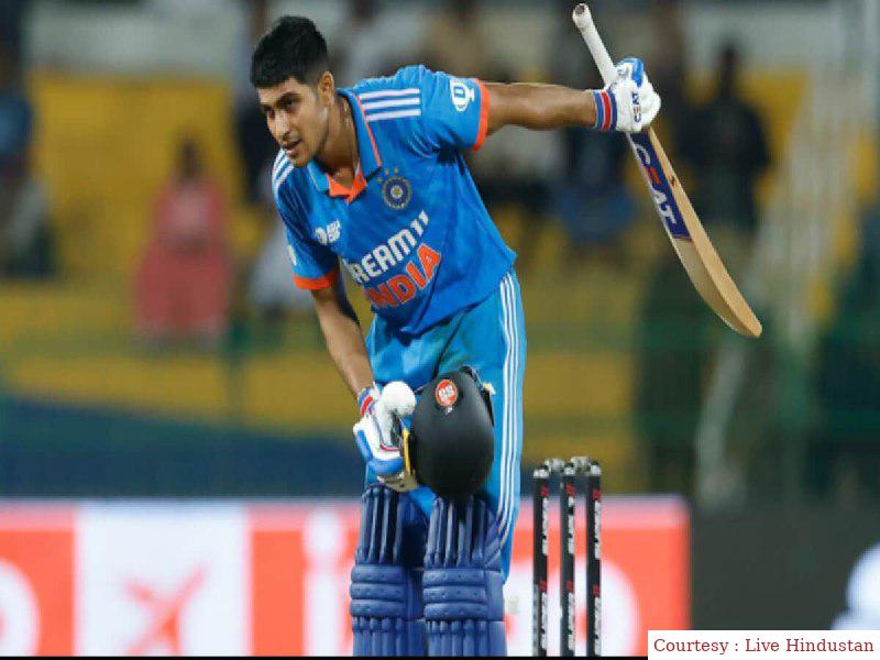 Shubman Gill, the fastest two Hazari in ODI history, broke the record of Hashim Amla.