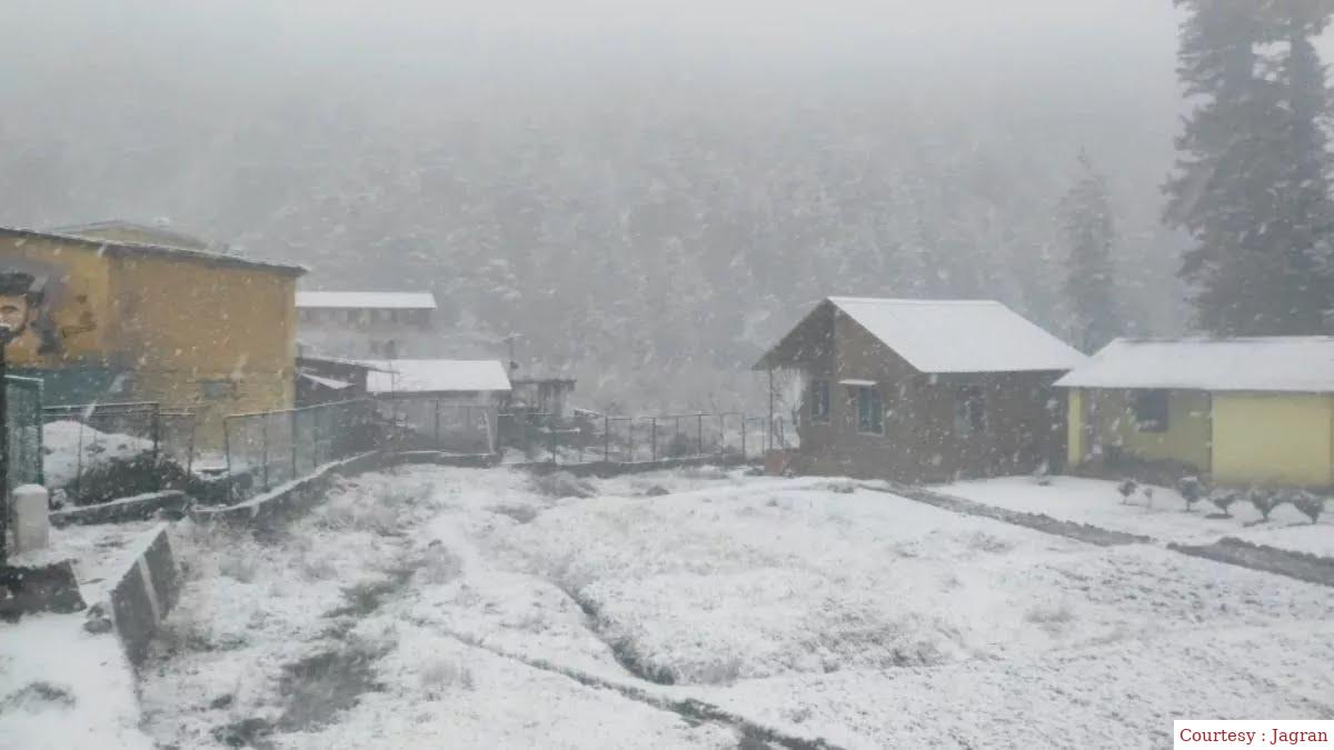 Snowfall in Uttarakhand, mercury zero of Tamil Nadu