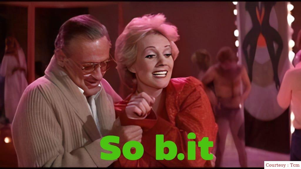 So B. It
